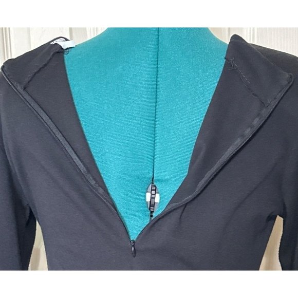 Vintage Linea Moda Brand Fit & Flare Black Dress Poly Blend Women's Size 4-READ - Picture 10 of 16